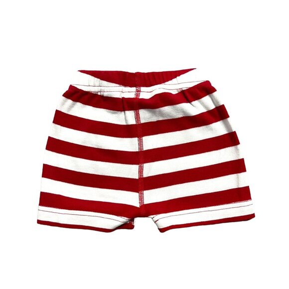 Hanna Andersson Sz 80 (18-24m) Red Striped Christmas Short Pajamas - Picture 6 of 6